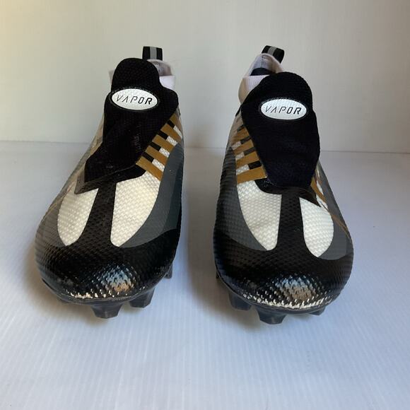 Nike Vapor Edge Pro 360 2 Football Cleats Black Gold White Men’s Size 10 - Picture 4 of 11